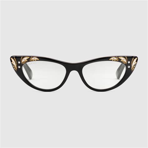 gucci cat eye brille|gucci cat eye optical frames.